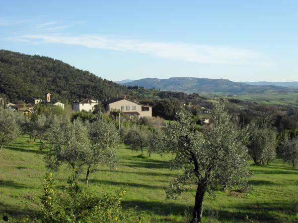 Vista da Iano su Volterra